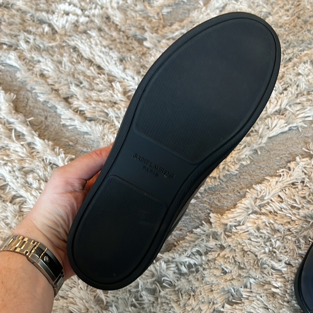 Saint Laurent SL01 sneakers in blue. - Picture 7 of 7